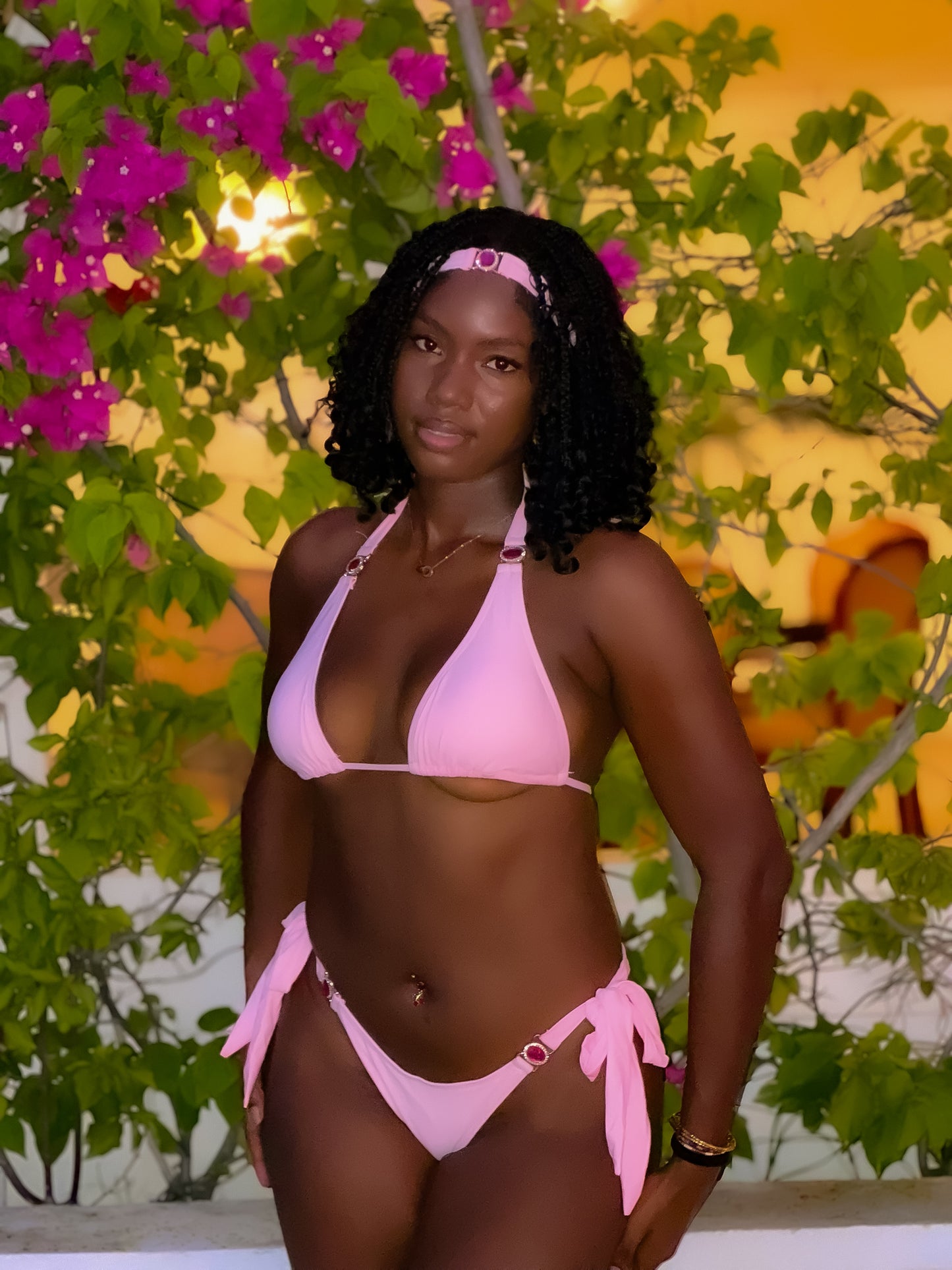Pink Paradise Bikini + Headband