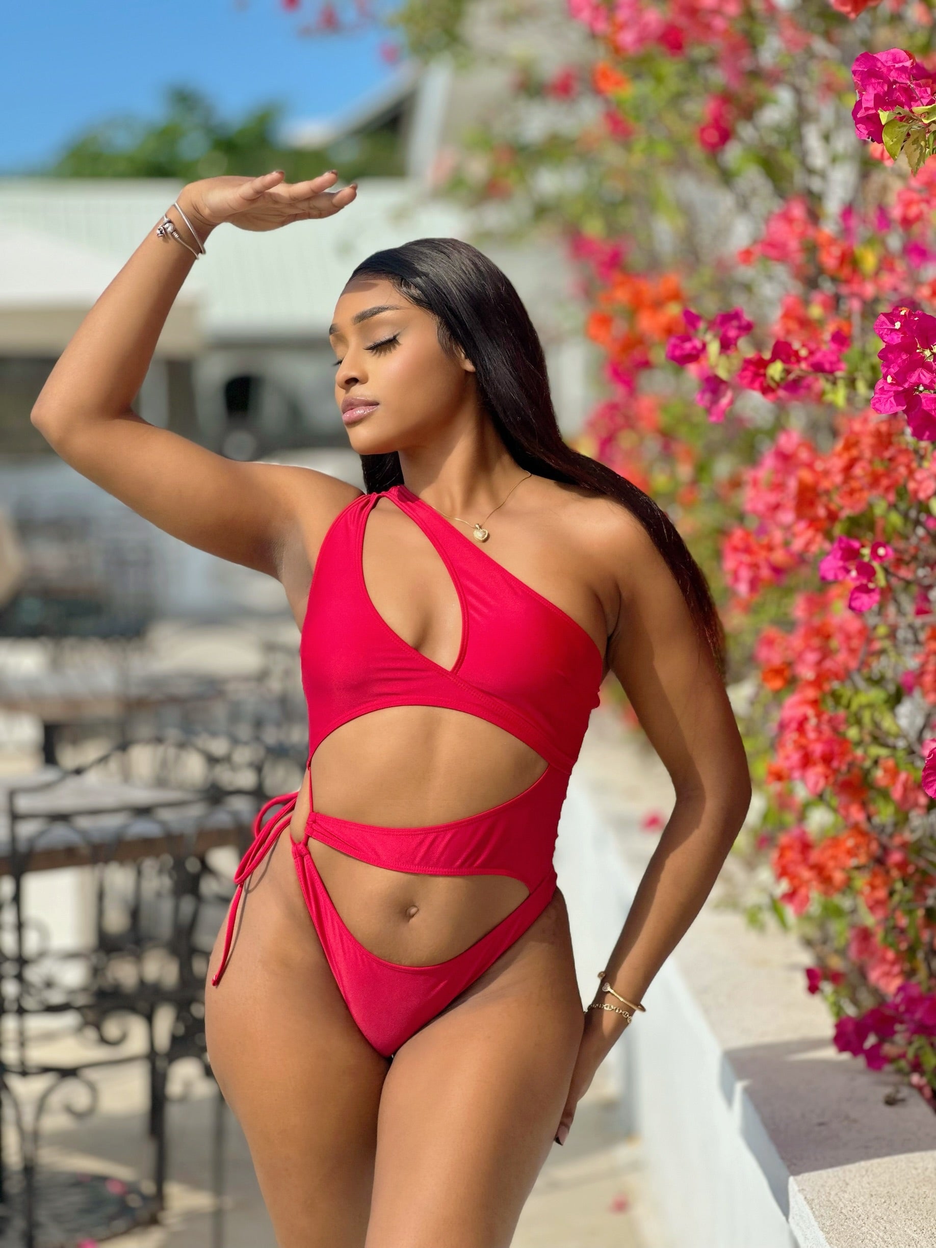 You’re Mine Monokini Red