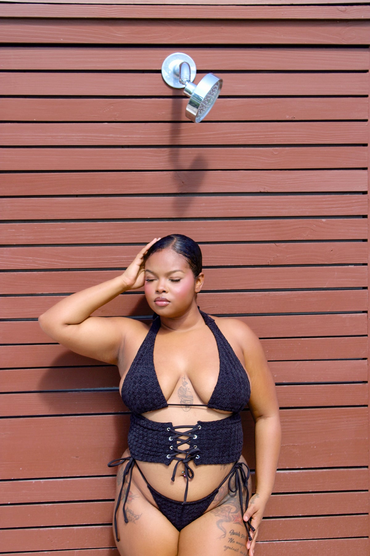 Showstopper Black Tankini