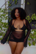 Capri Three Piece Bikini Black