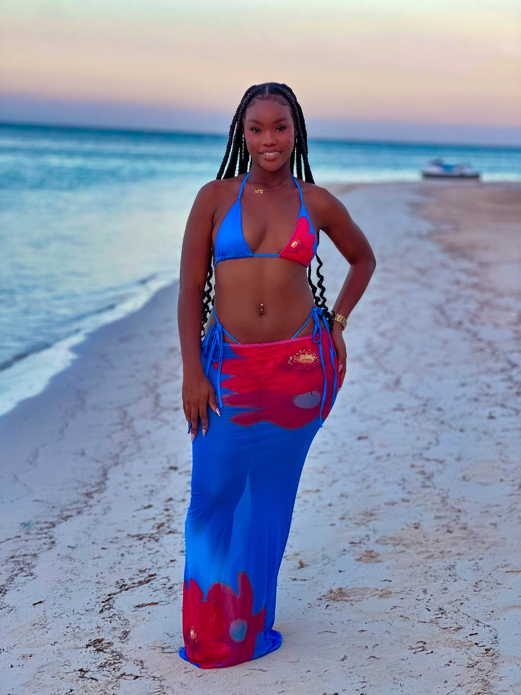 Aloha Three Piece Bikini