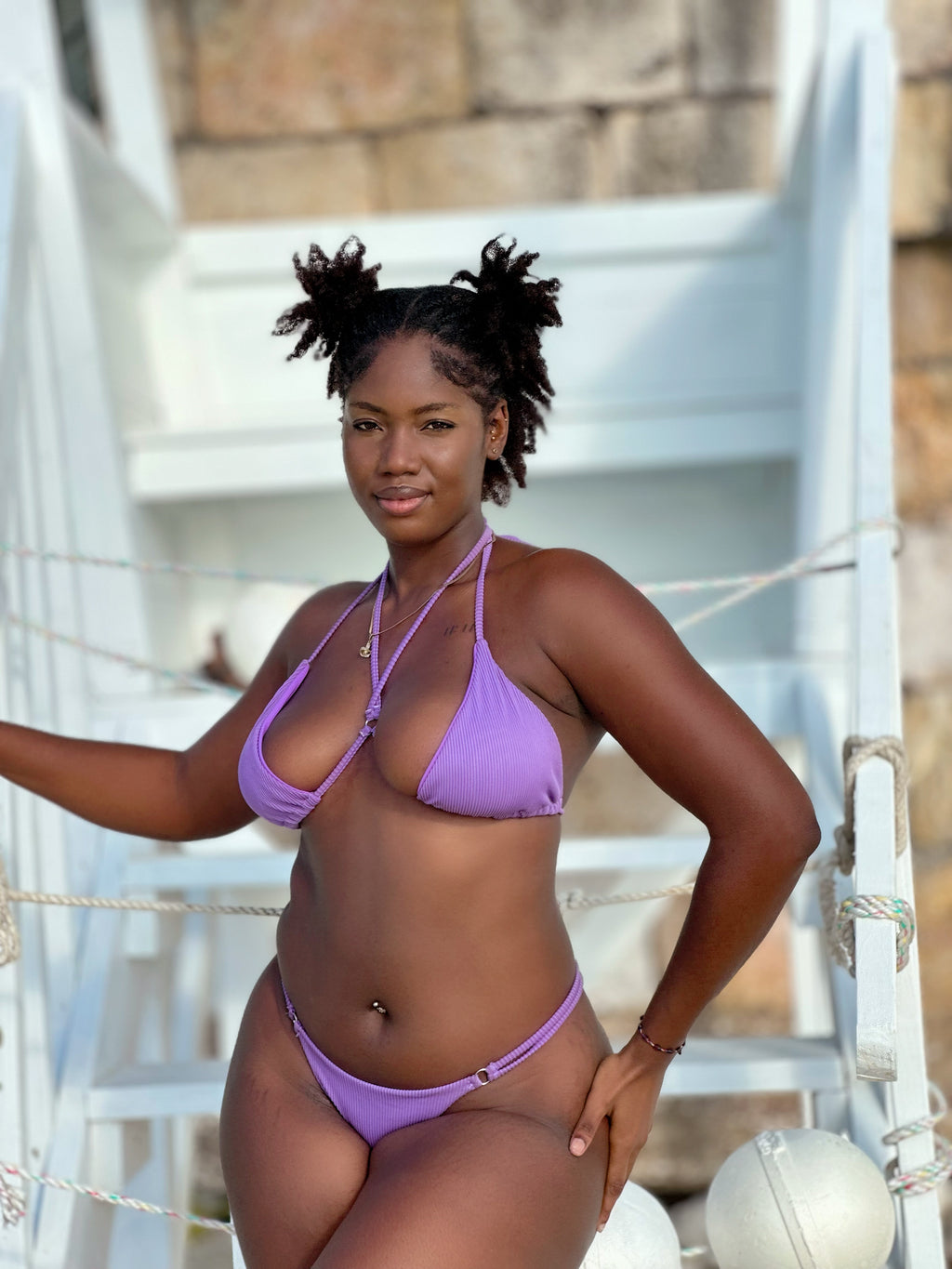 Island Orchid Bikini Purple