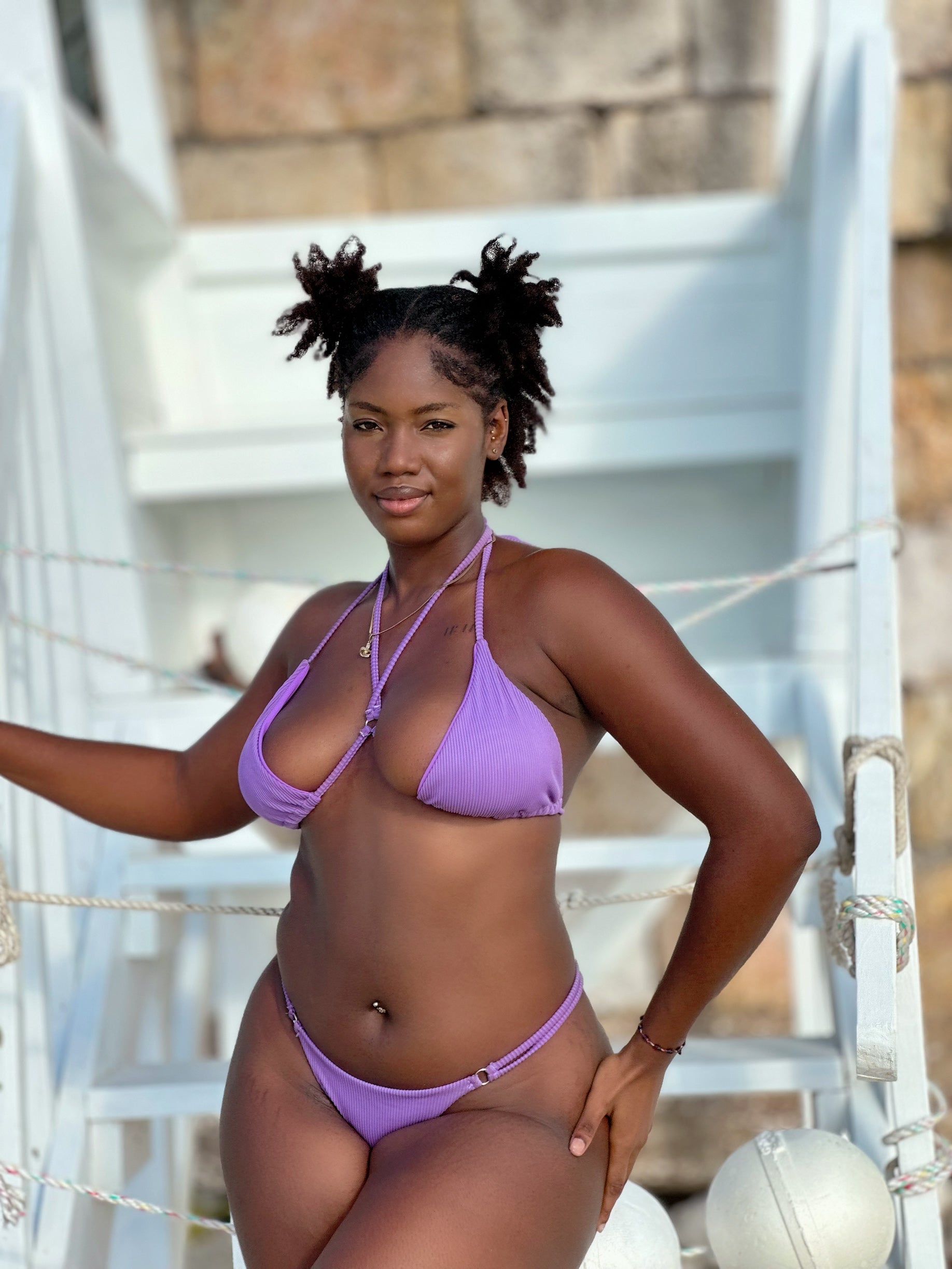 Island Orchid Bikini Purple