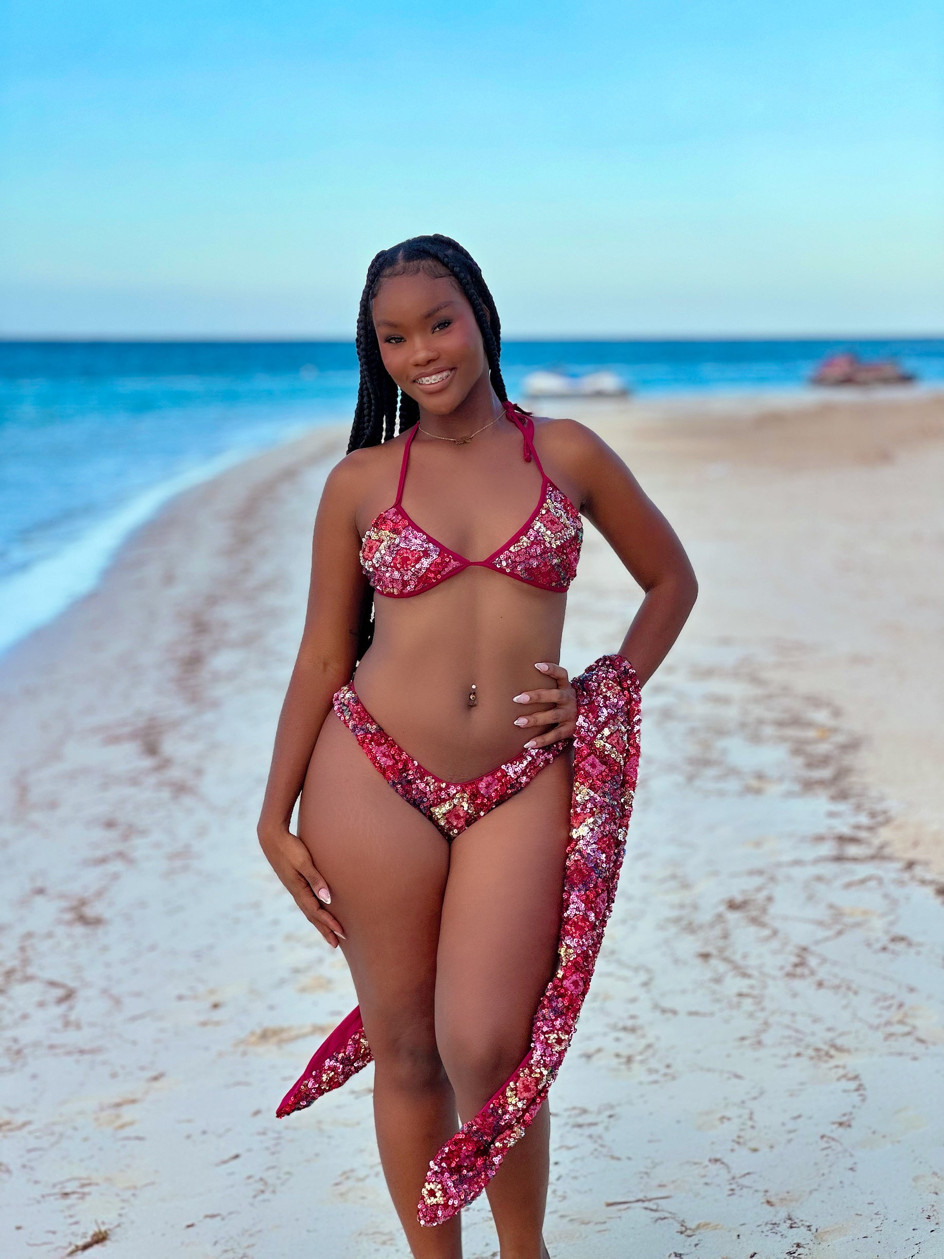 Eyes On Me Three Piece Bikini