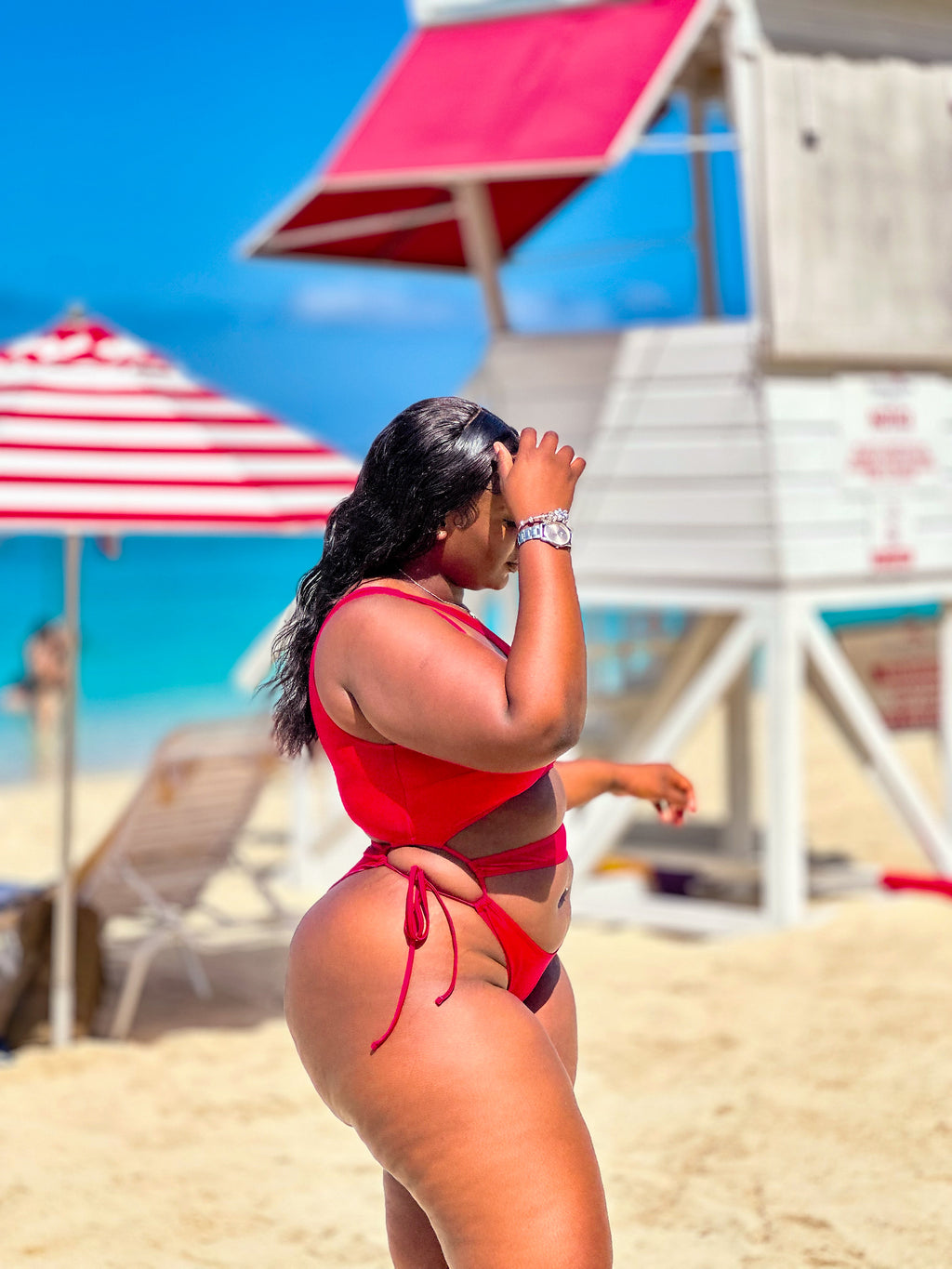 You’re Mine Monokini Red