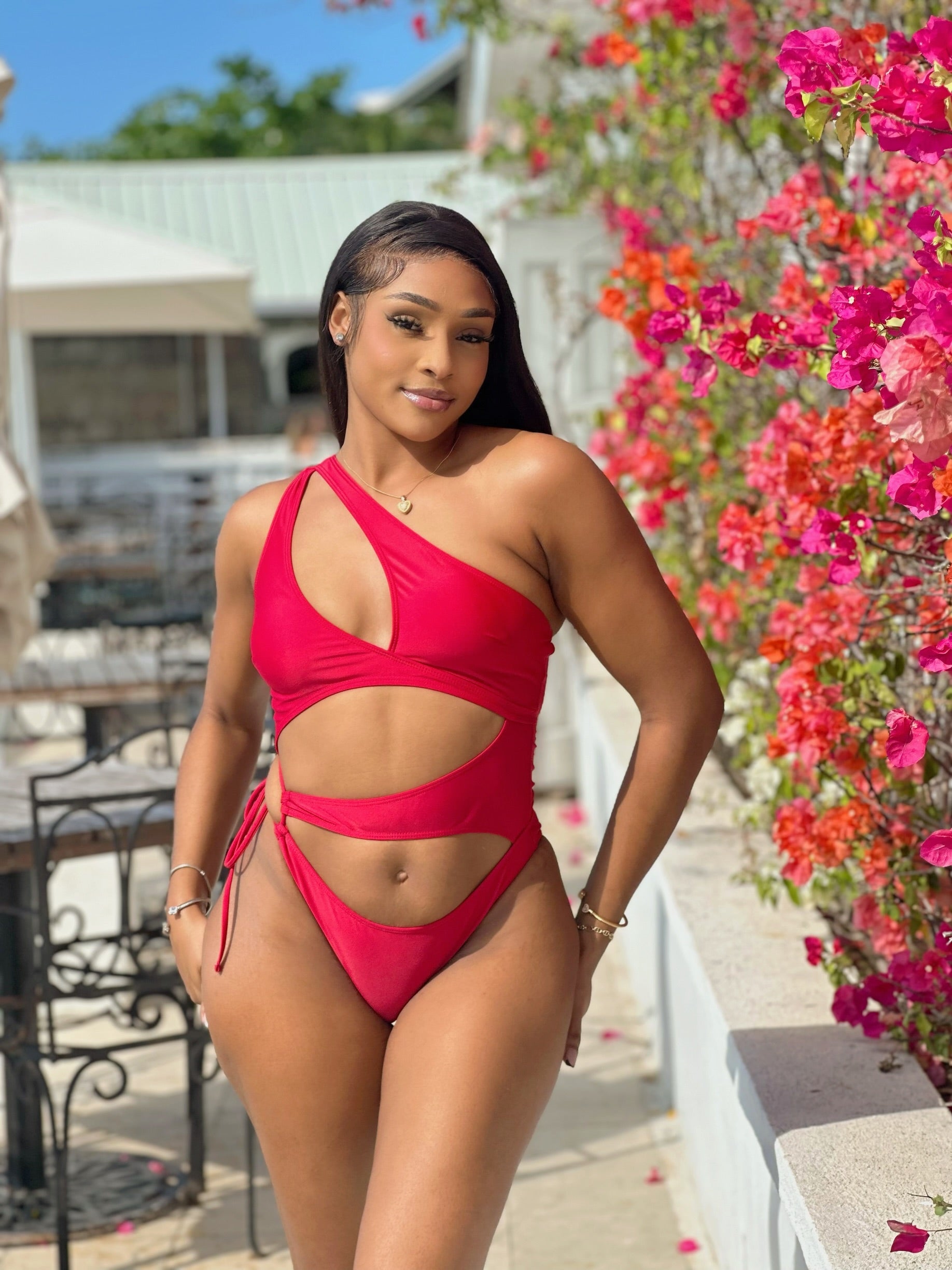 You’re Mine Monokini Red