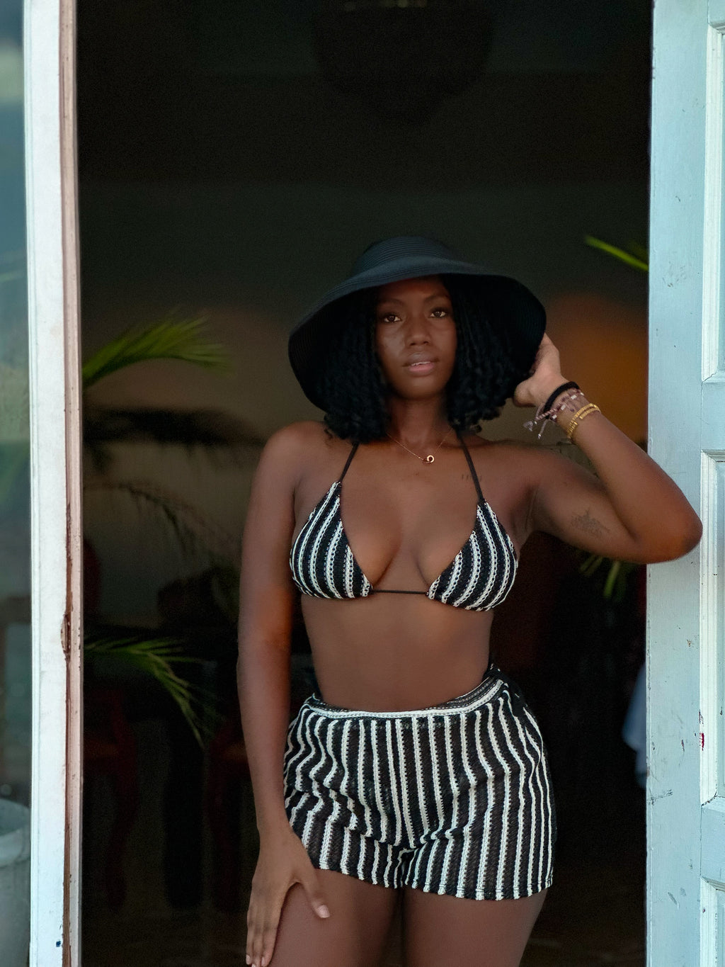 Easy Peasy Three Shorts Set Bikini Black