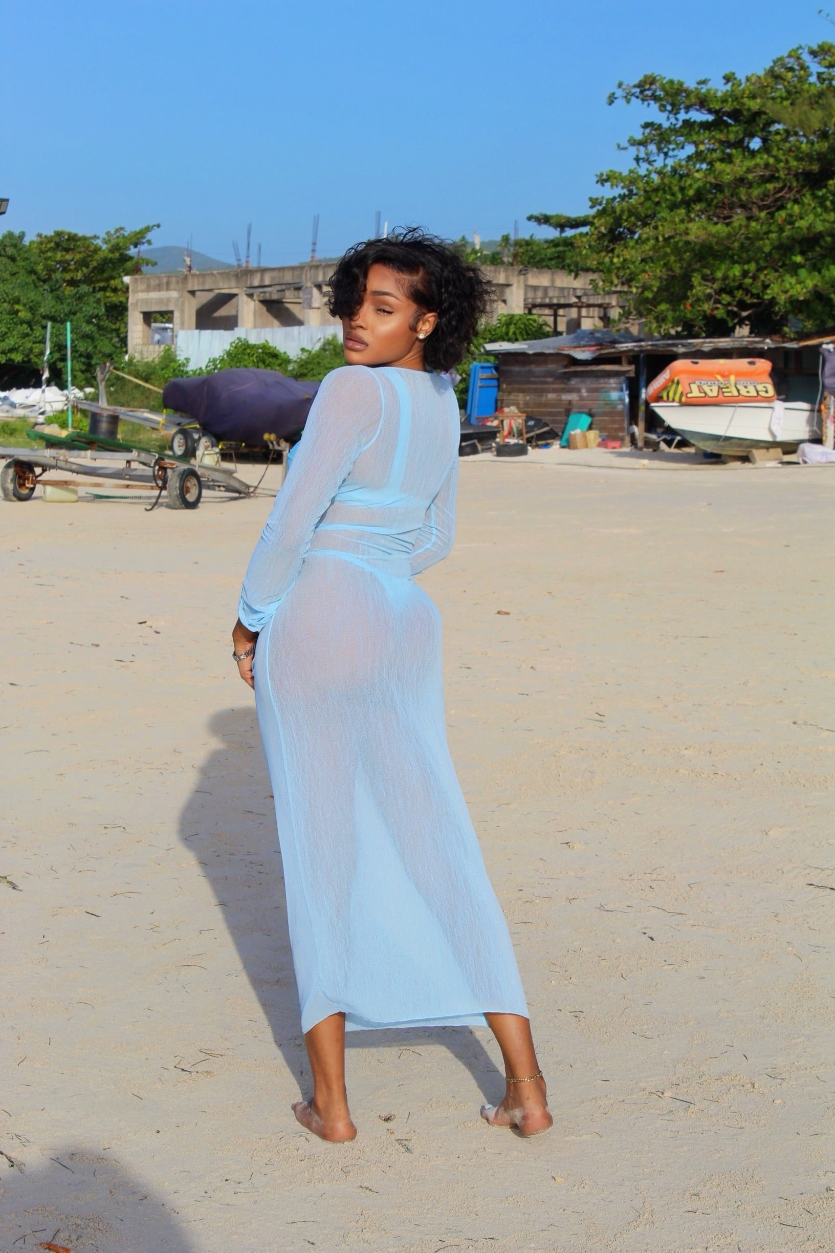 Blue Agave Three Piece Dress