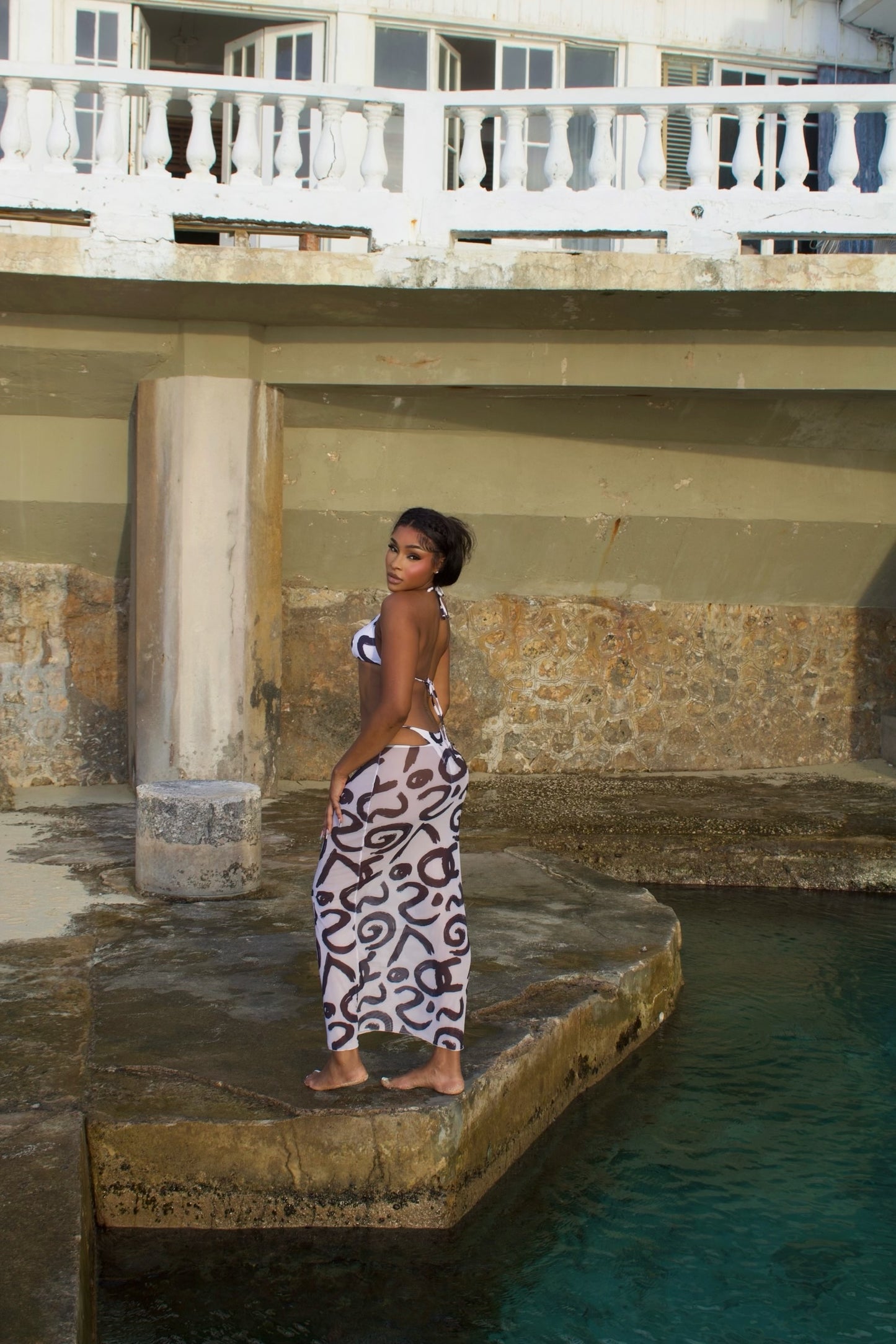 Solid Ground Three Piece Bikini