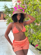 Easy Peasy Three Shorts Set Bikini Orange