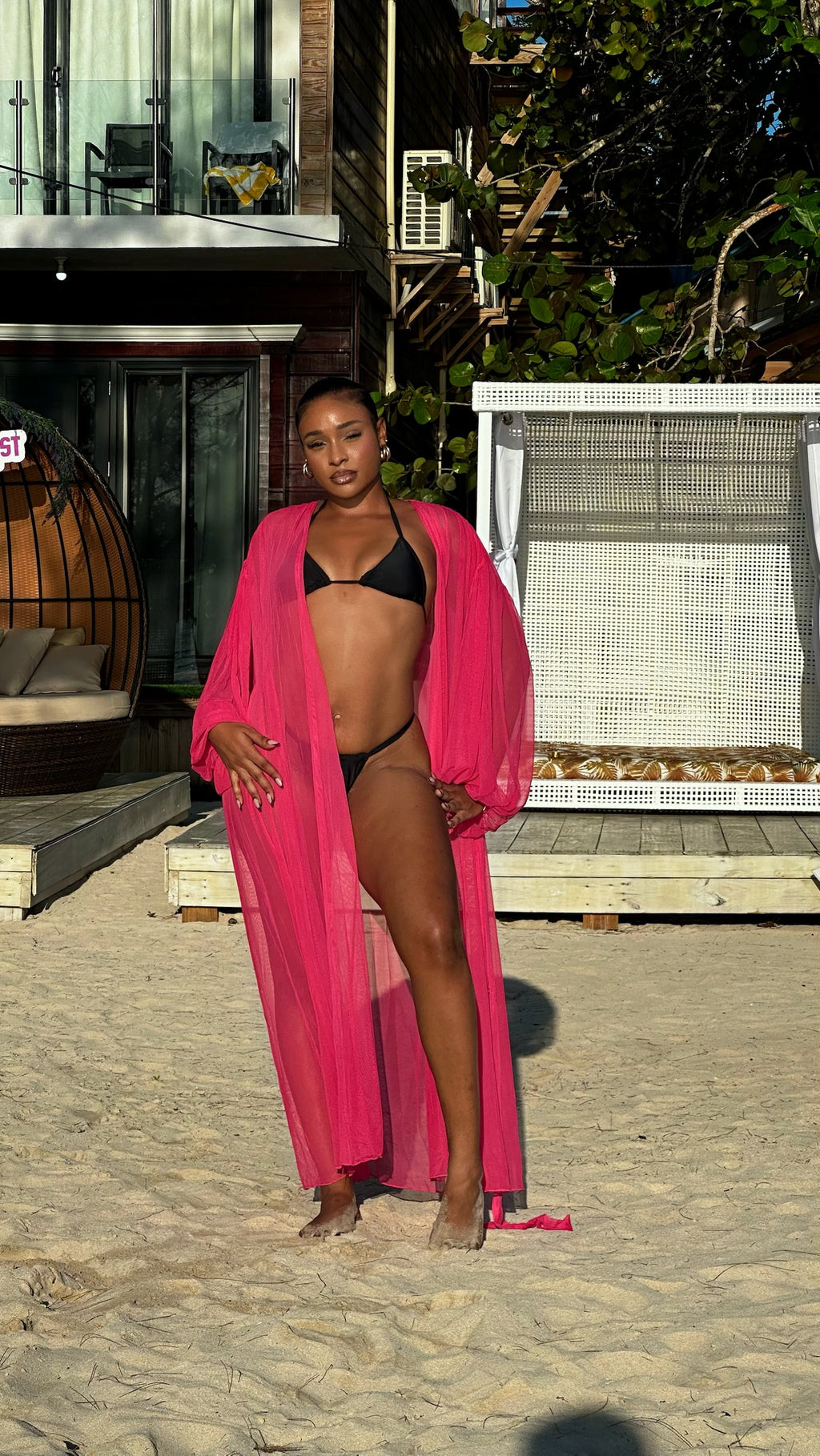 Sheer Audacity Coverup Robe