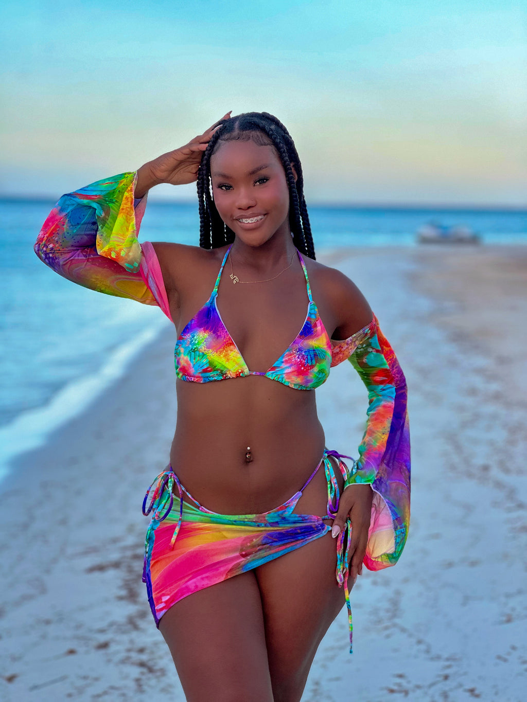 Tropical Temptations Four Piece Bikini