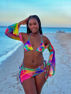 Tropical Temptations Four Piece Bikini
