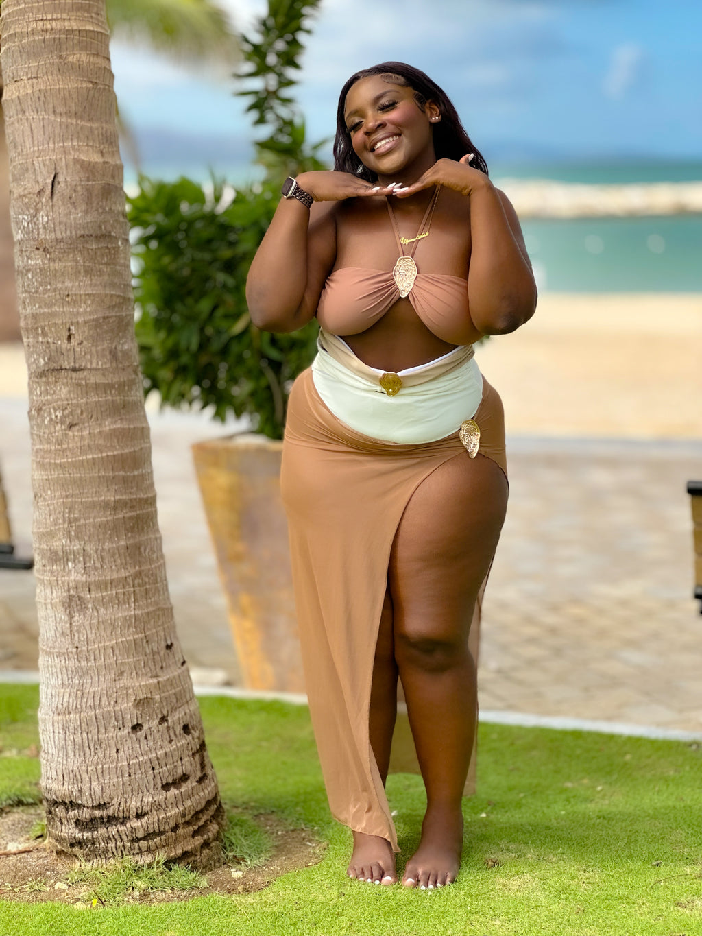 Oasis Monokini with Skirt