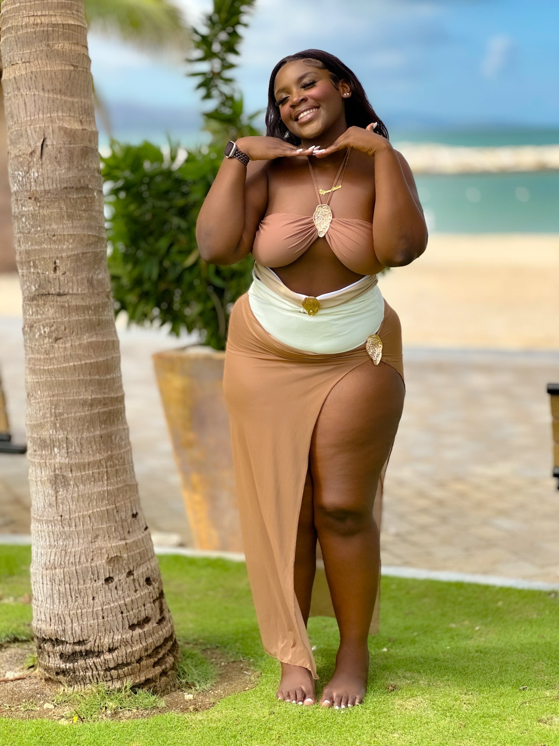 Oasis Monokini with Skirt