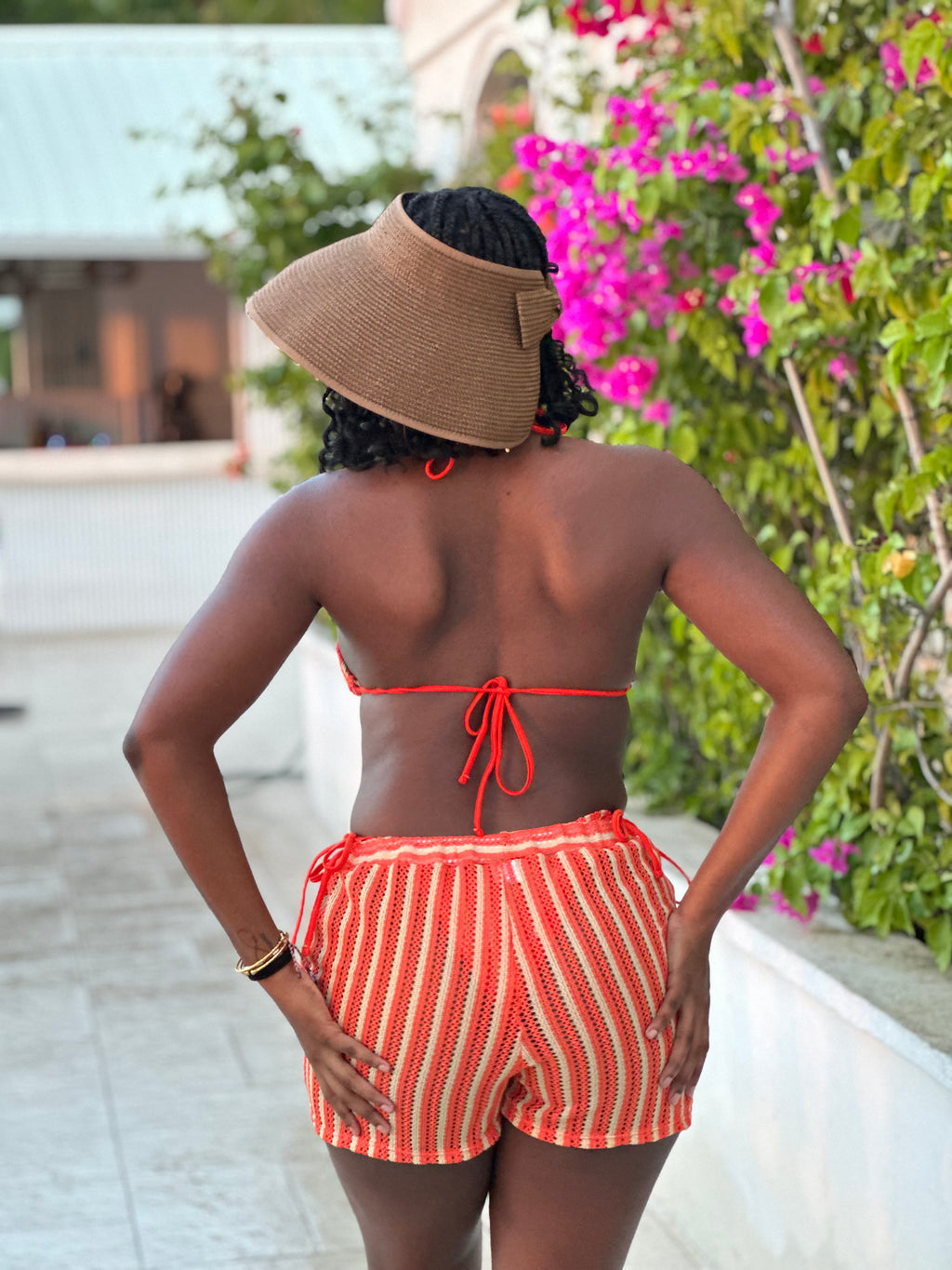 Easy Peasy Three Shorts Set Bikini Orange