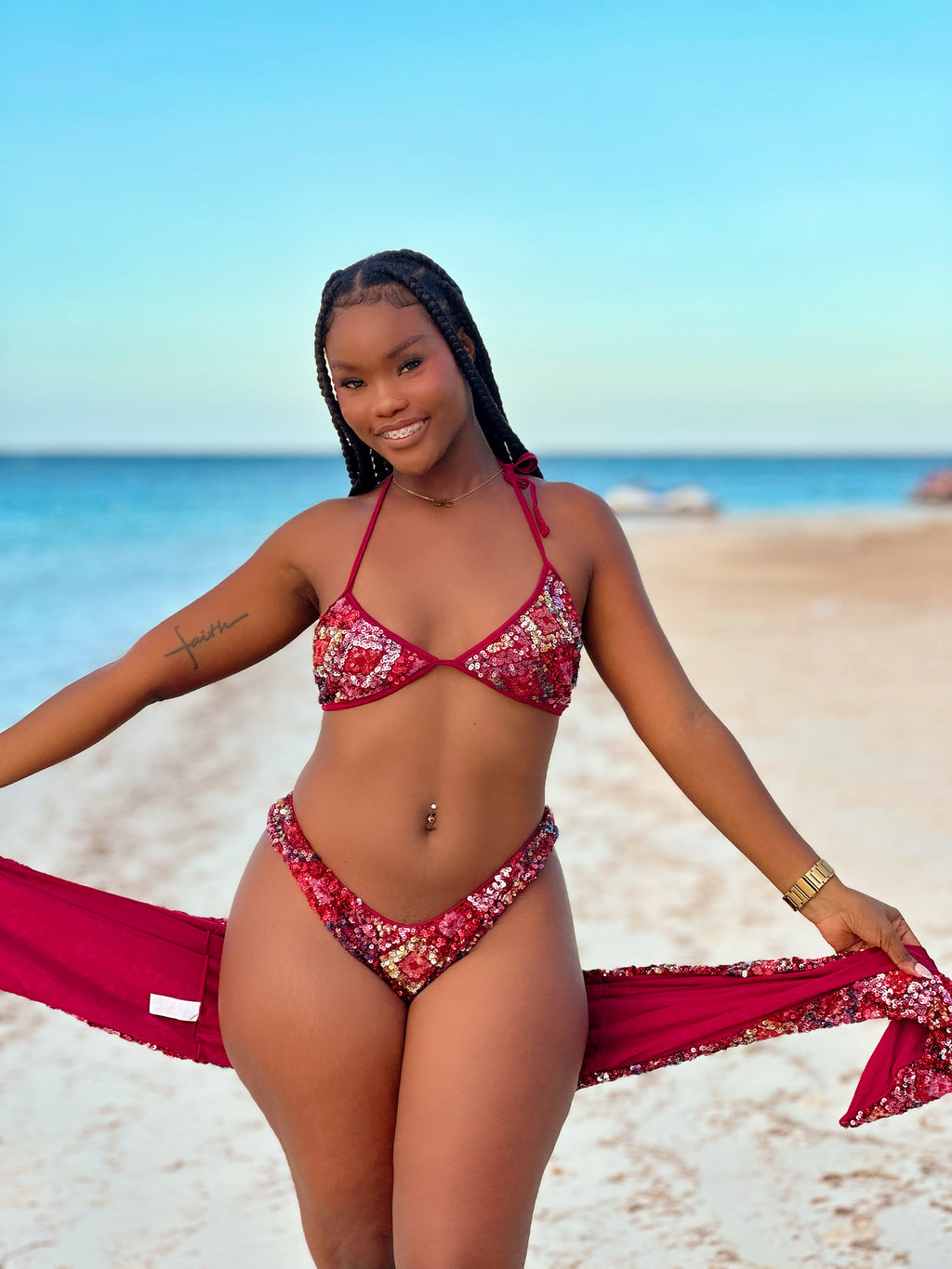 Eyes On Me Three Piece Bikini