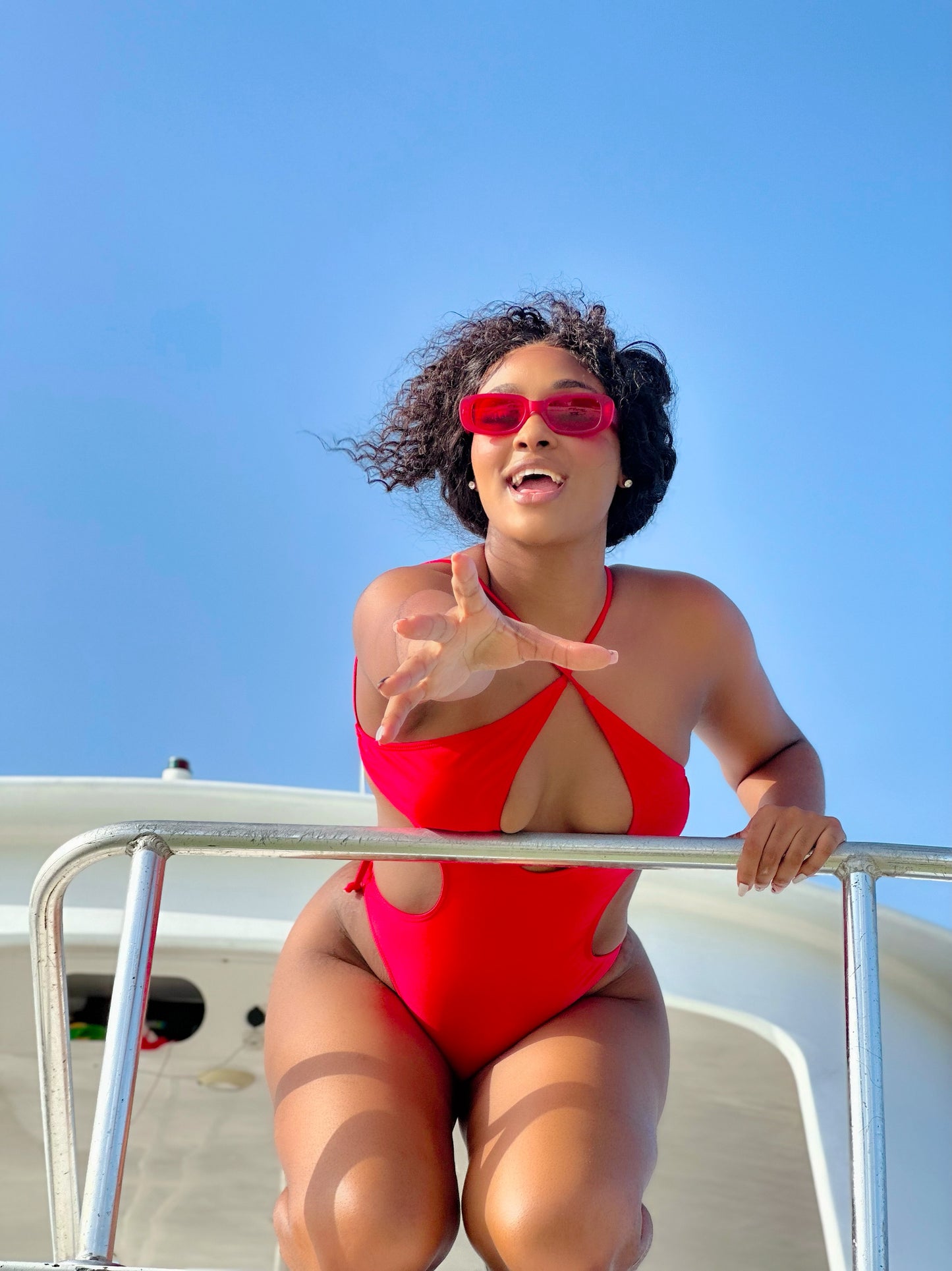 Moments in Mobay Monokini Red