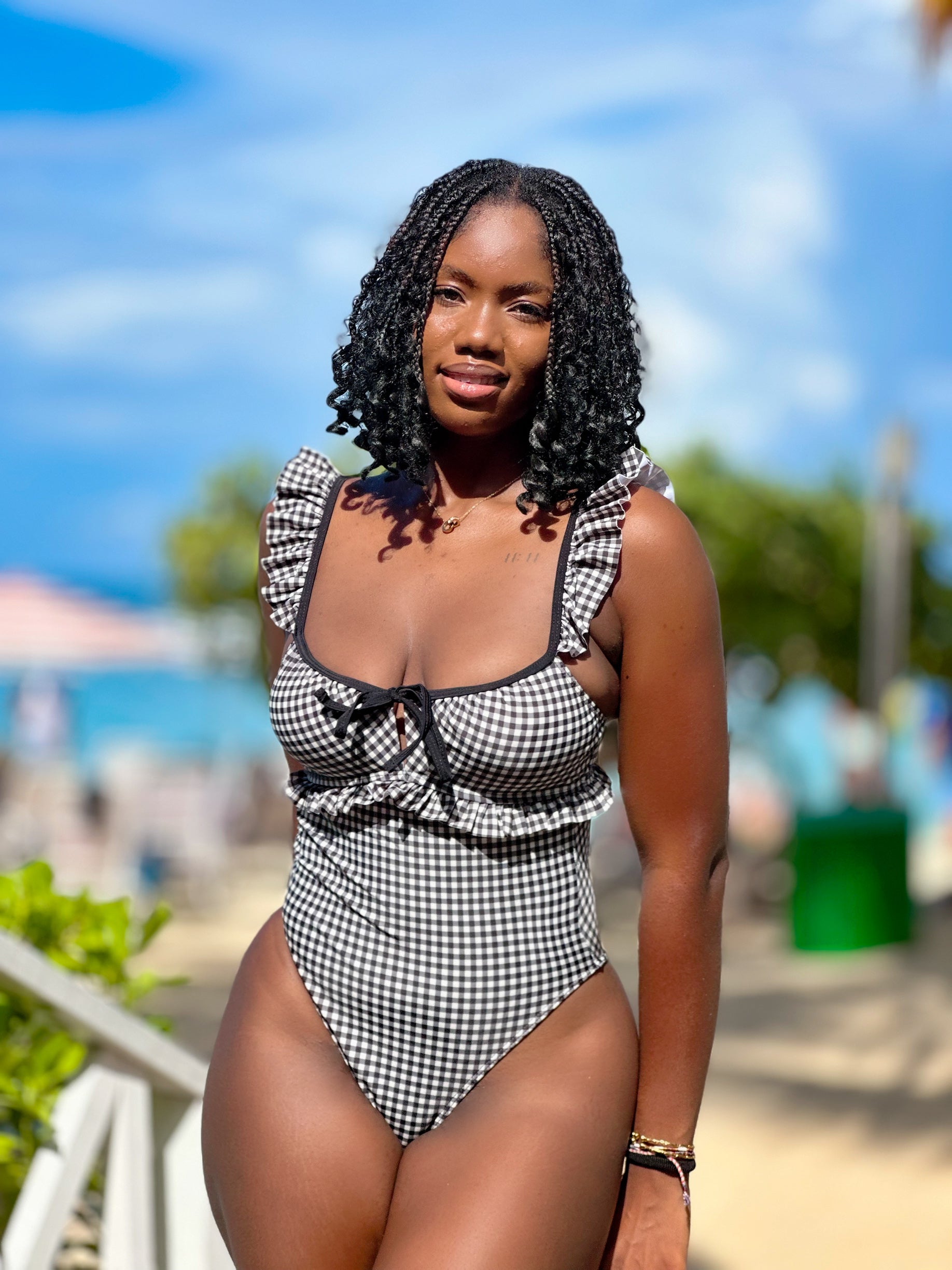 Checkers Monokini