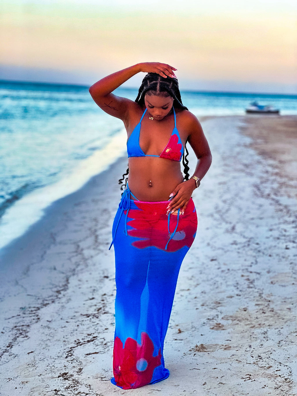 Aloha Three Piece Bikini