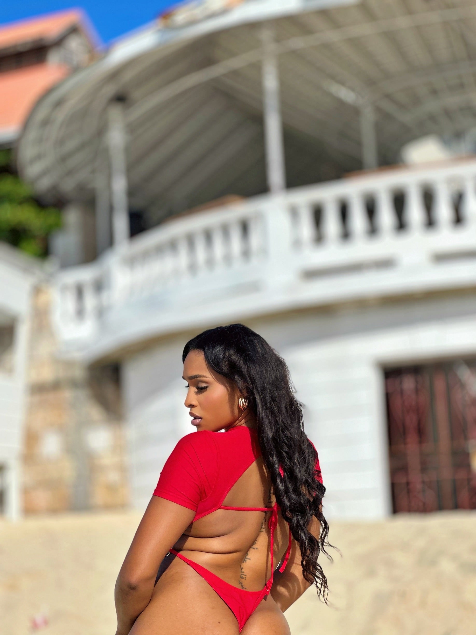 Shavaun Monokini Red