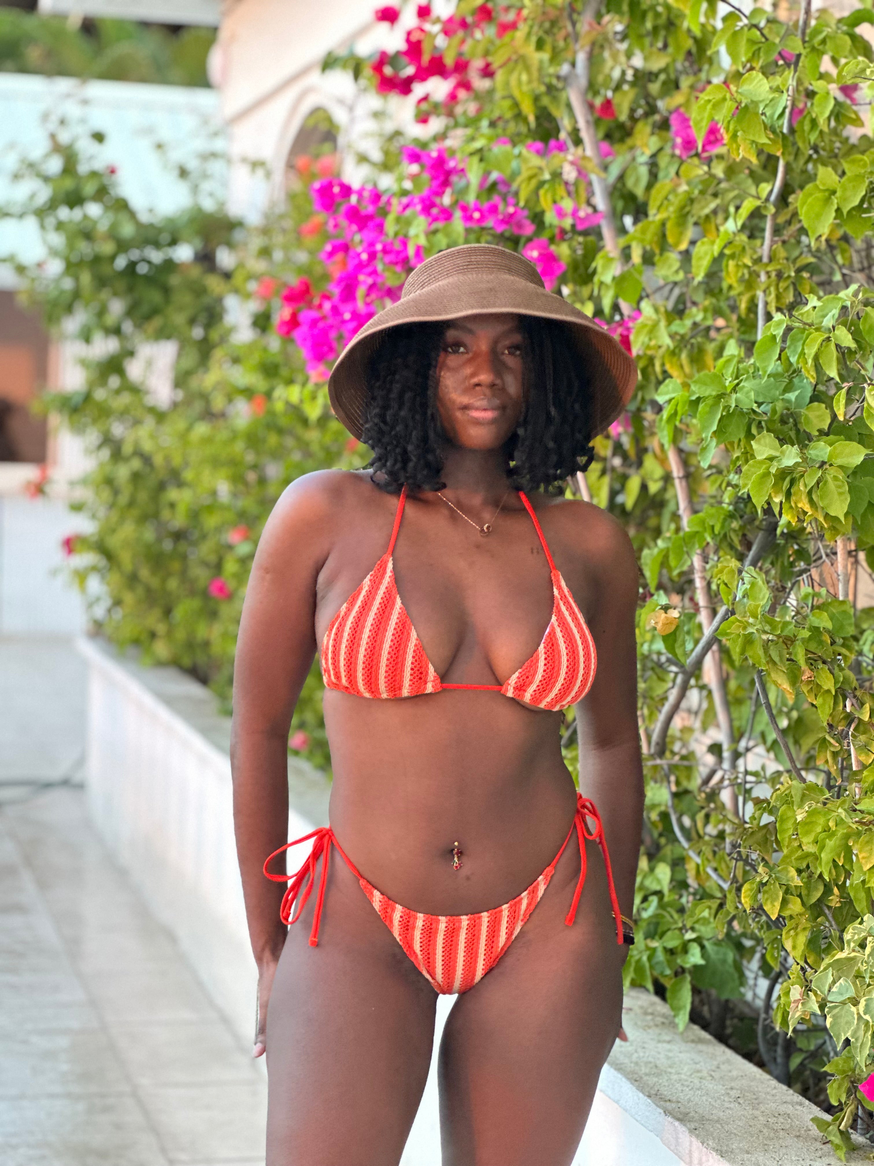 Easy Peasy Three Shorts Set Bikini Orange