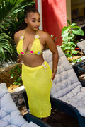 Bohemian Bliss Skirt Set Yellow
