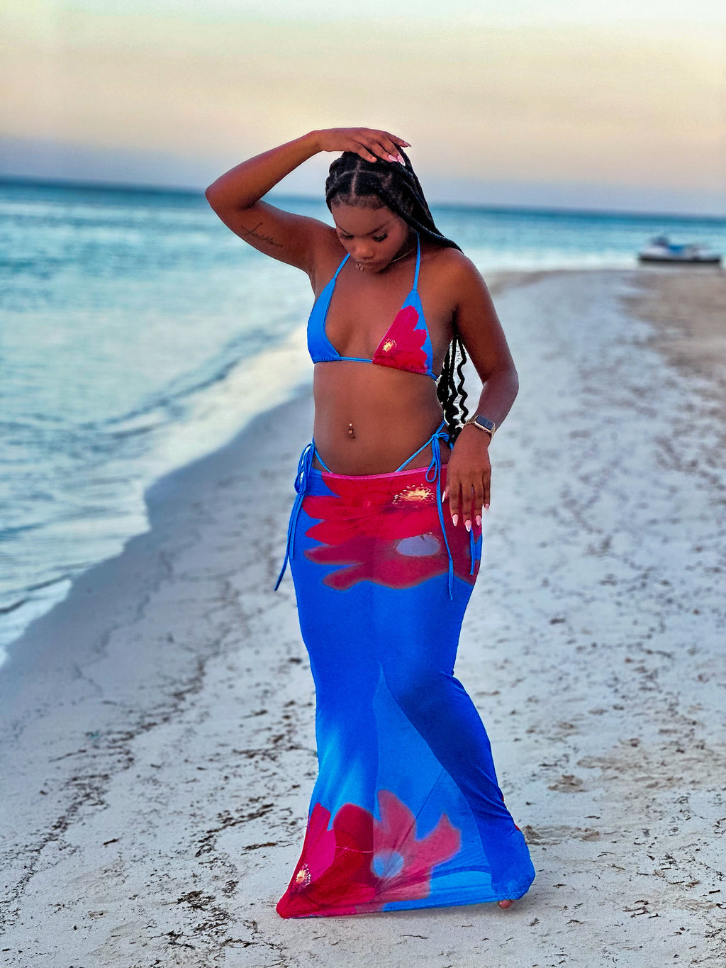 Aloha Three Piece Bikini