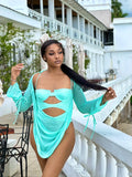Bougie Beach Three Piece Green