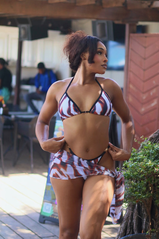 Champagne On Ice Three Piece Bikini