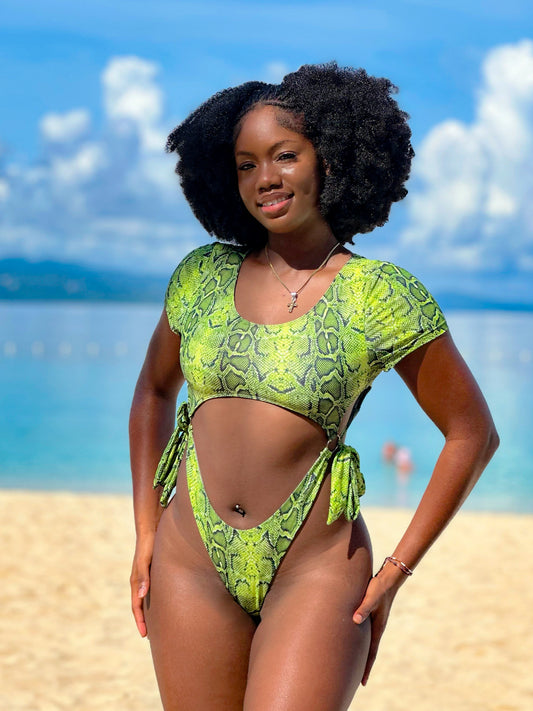 Gator girl monokini