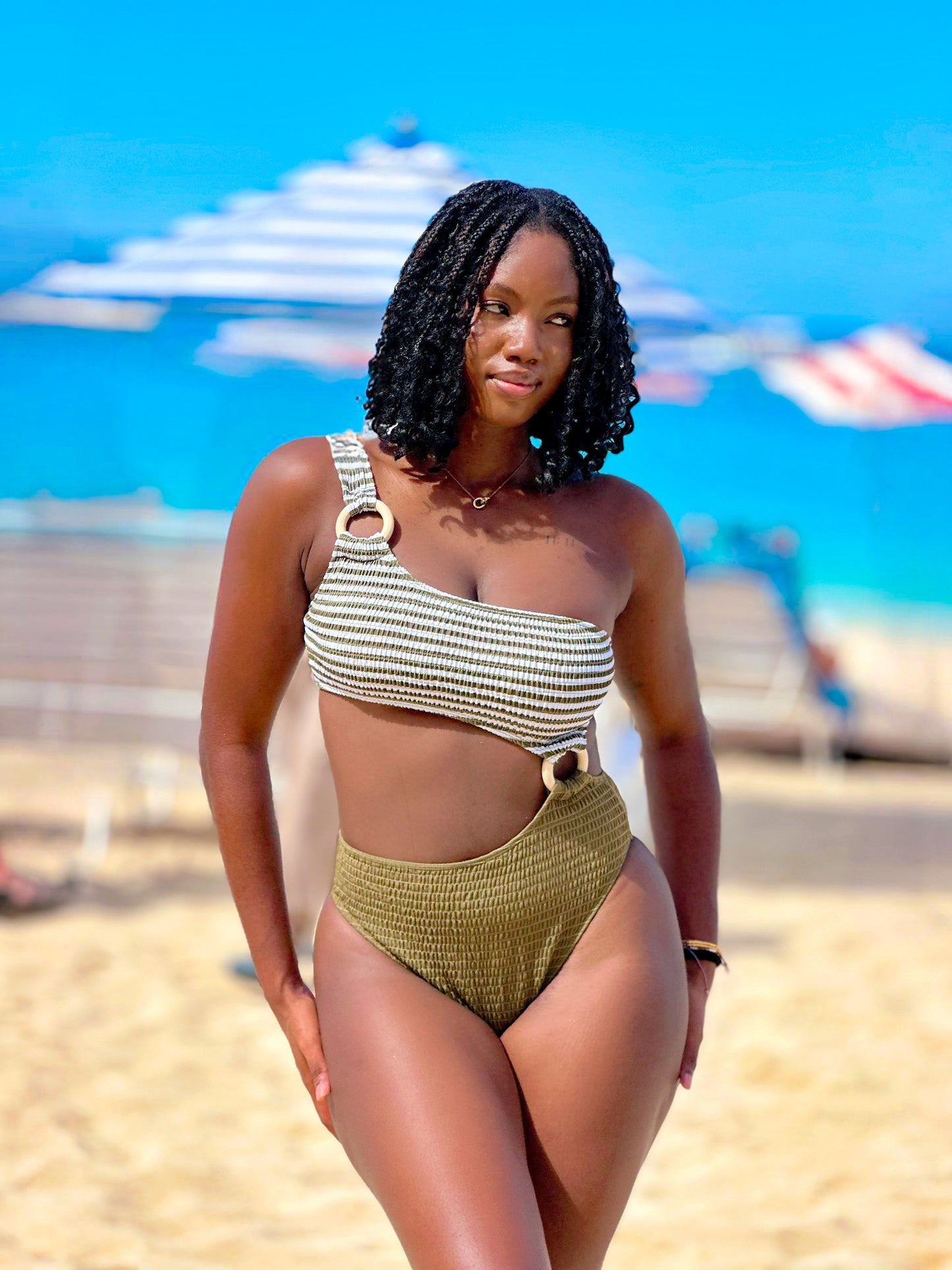 Royalty Monokini Green