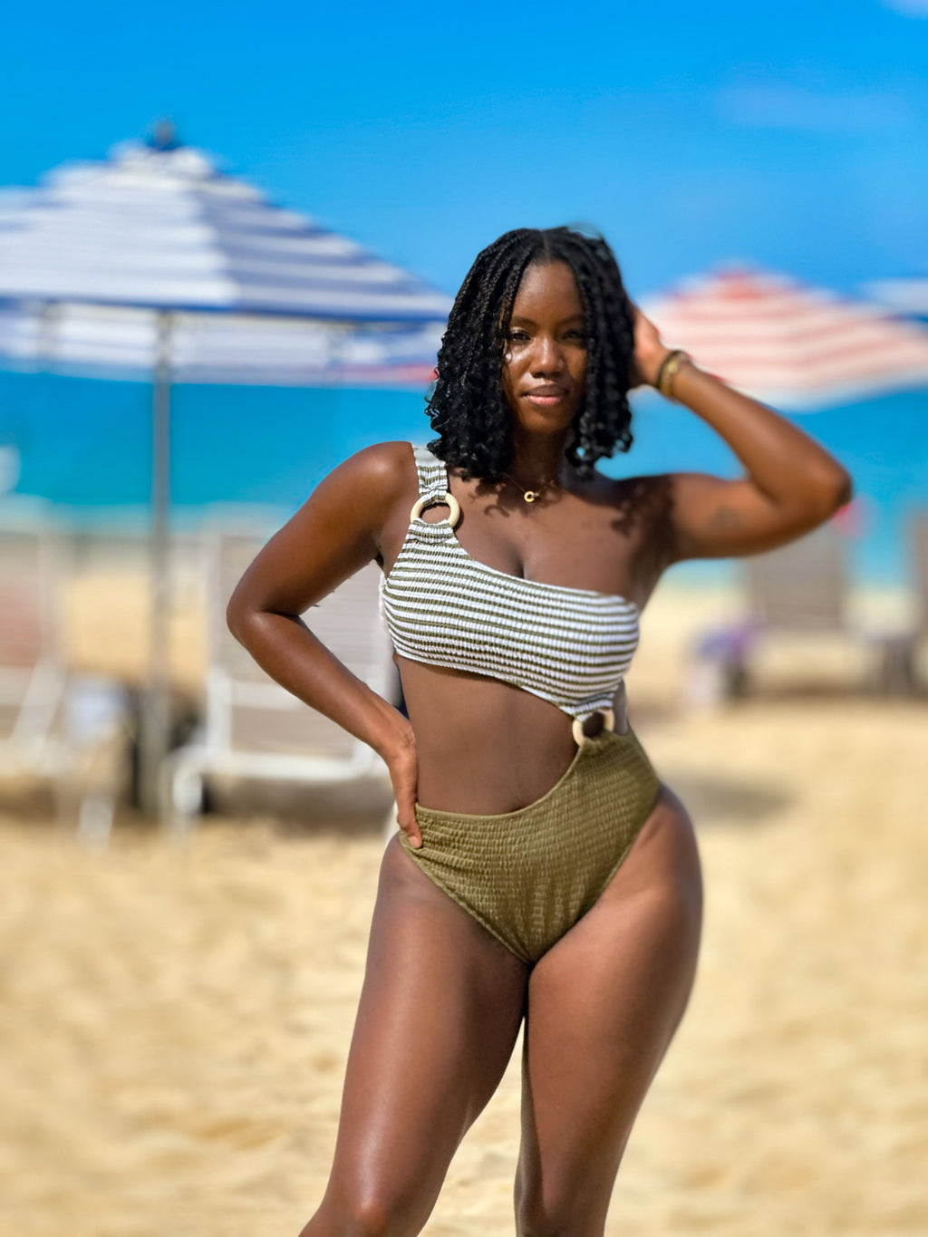 Royalty Monokini Green