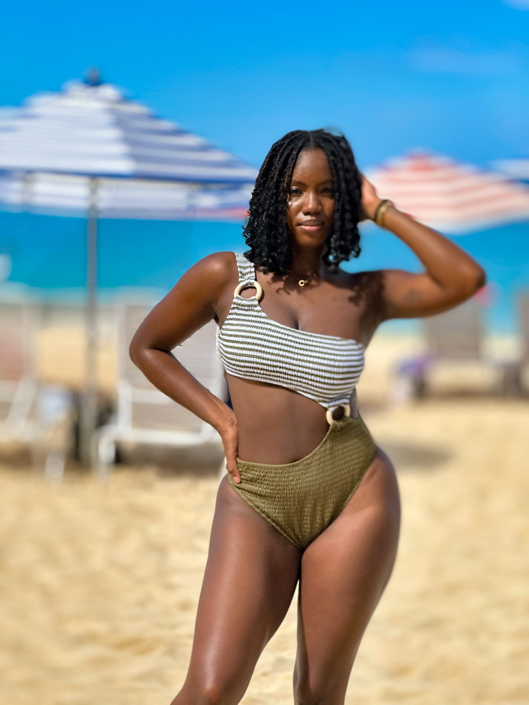 Royalty Monokini Green